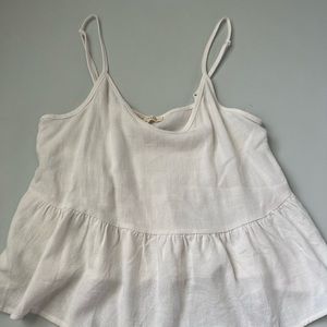 White flowy tank top
